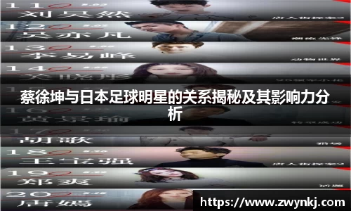 蔡徐坤与日本足球明星的关系揭秘及其影响力分析